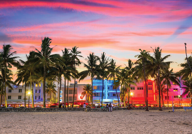 Miami Strip Photo Wall Mural 11756P8