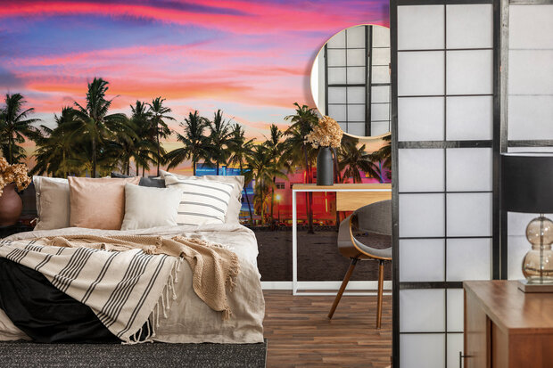 Miami Strip Photo Wall Mural 11756P8