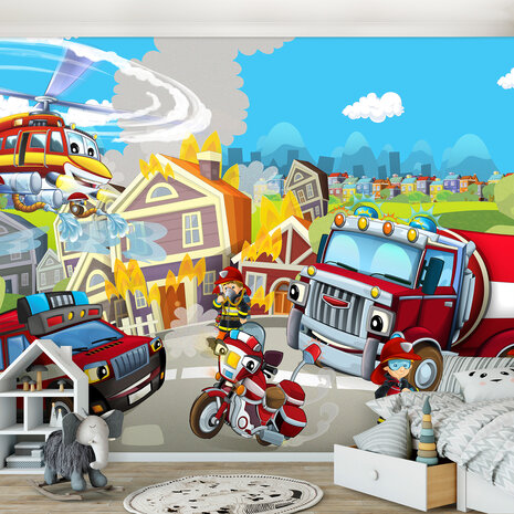 Fire Brigade Photo Wall Mural 12548P8