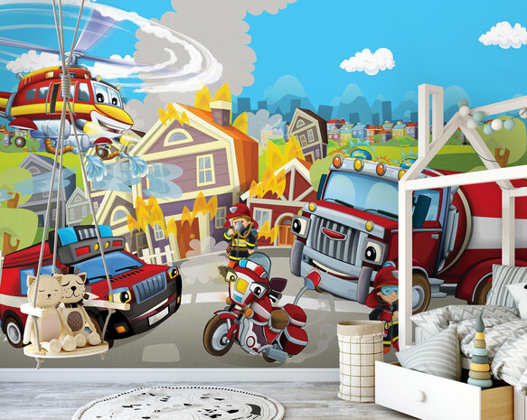 Fire Brigade Photo Wall Mural 12548P8