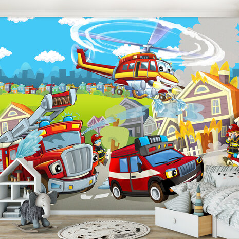 Fire Brigade Photo Wall Mural 12549P8