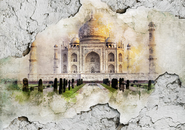 Taj Mahal Photo Wall Mural 12614P8