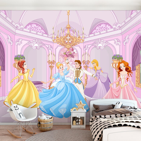 Princesses at the ball Photo Wall Mural 13237P8