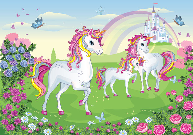 Unicorns Photo Wall Mural 13239P8