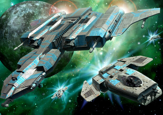 Space ships Photo Wall Mural 13291P8