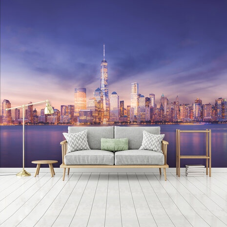 New York at night Photo Wall Mural 13303P8