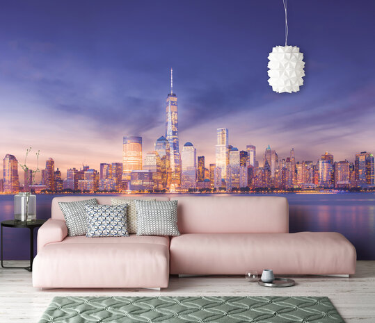 New York at night Photo Wall Mural 13303P8