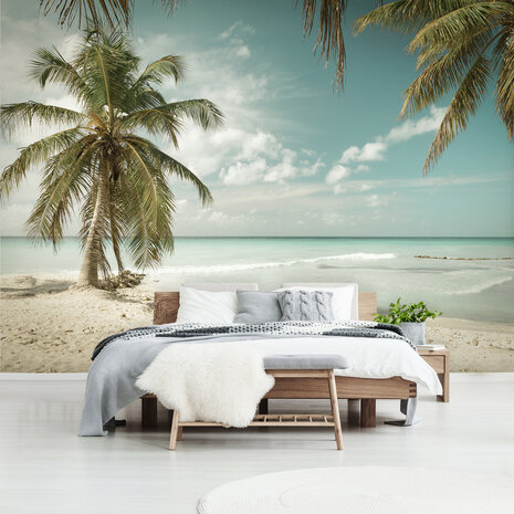 Beach Palmtrees Photo Wall Mural 13347P8