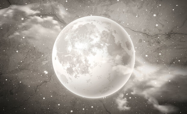 Moon Photo Wall Mural 13575P8