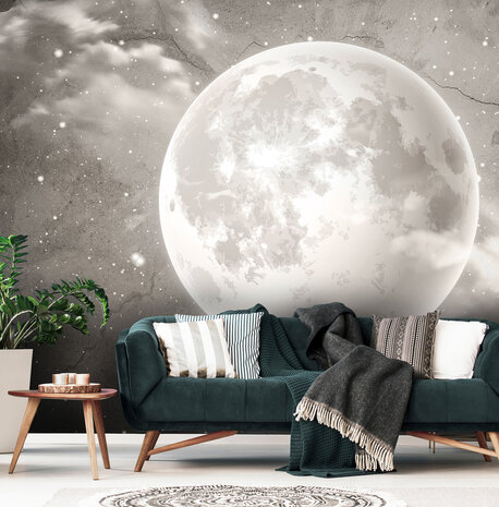 Moon Photo Wall Mural 13575P8