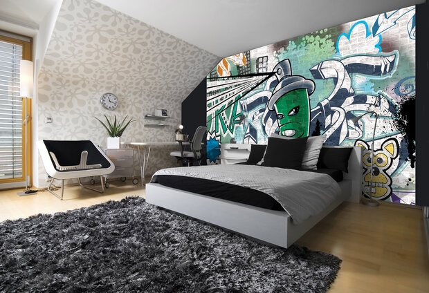 Graffiti Photo Wallpaper Mural 1396P8