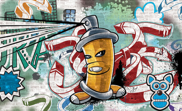 Graffiti Photo Wallpaper Mural 1397P8