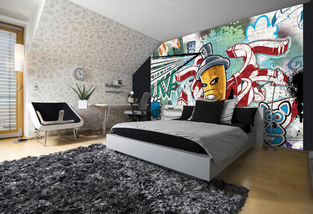 Graffiti Photo Wallpaper Mural 1397P8