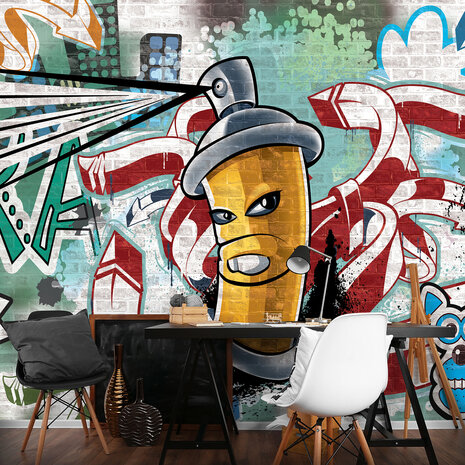 Graffiti Photo Wallpaper Mural 1397P8