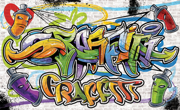 Graffiti Photo Wallpaper Mural 1399P8