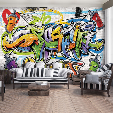 Graffiti Photo Wallpaper Mural 1399P8