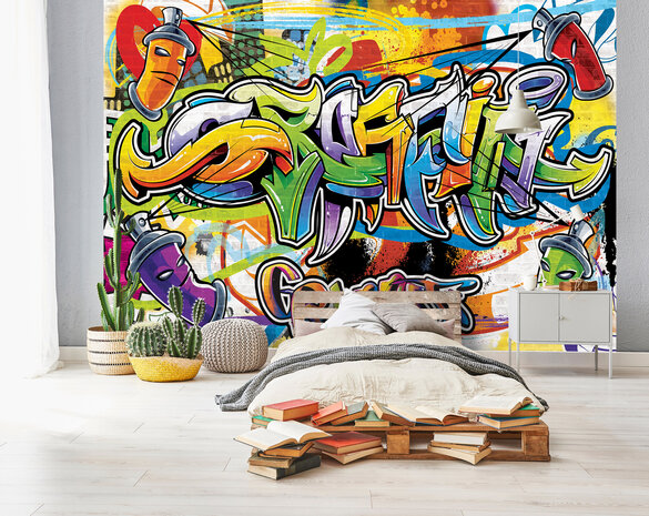 Graffiti Photo Wallpaper Mural 1400P8