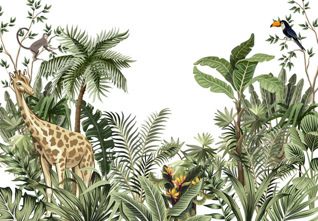 Jungle Paradise Mural 14070