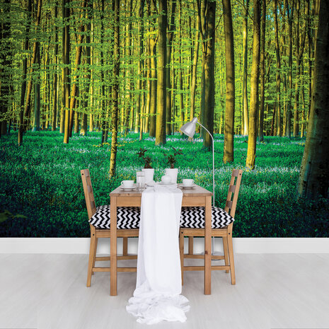 Trees &amp; Leaves Photo Wallpaper Mural 1438P8