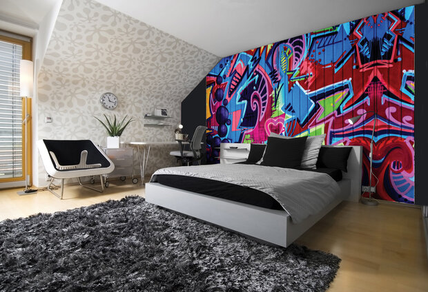 Graffiti Photo Wallpaper Mural 1508P8