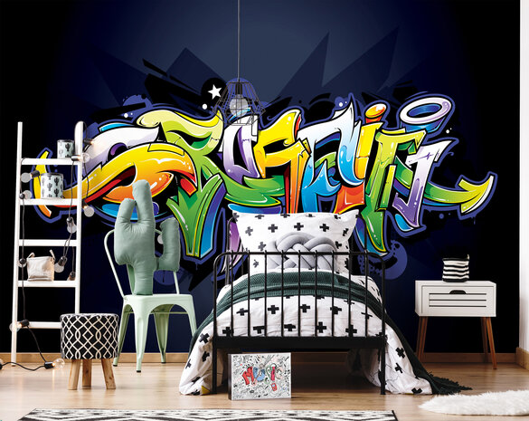 Graffiti Photo Wallpaper Mural 1509P8