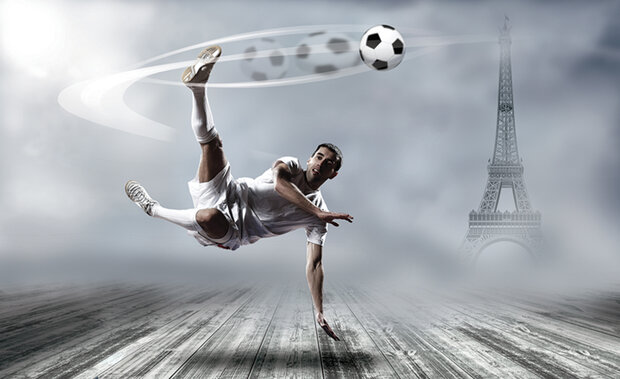 Soccer Photo Wallpaper Mural 2255P8