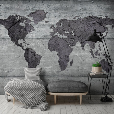 World Map Photo Wall Mural 2854P8