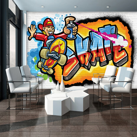 Graffiti Photo Wallpaper Mural 3052P8