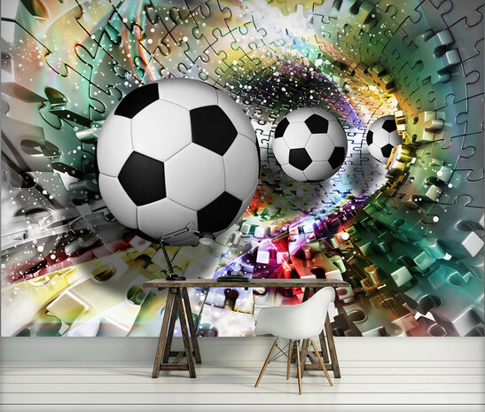 Soccer Photo Wall Mural 3381P8