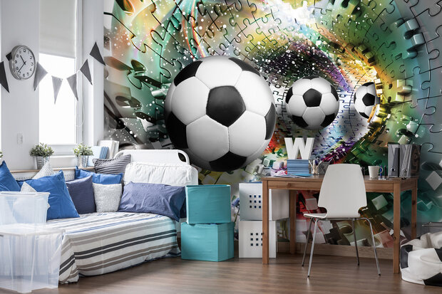 Soccer Photo Wall Mural 3381P8
