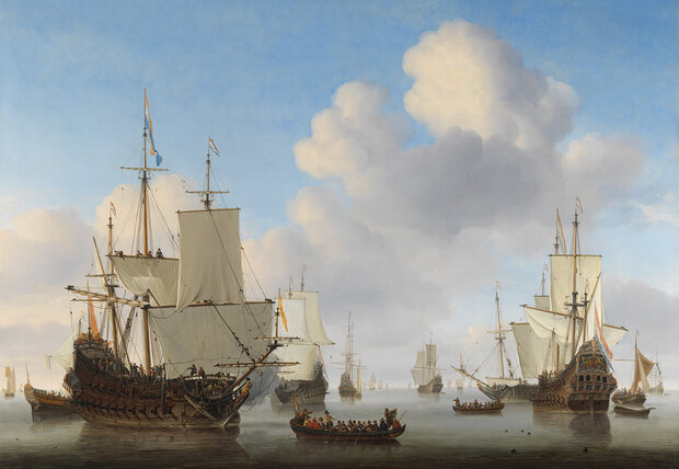 Rijksmuseum Dutch Ships Willem van de Velde RM17 (FREE Glue Included!)