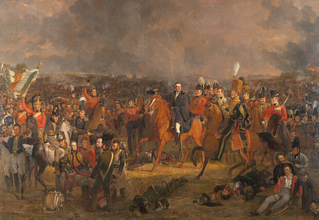 Rijksmuseum The Battle at Waterloo Jan Willem Pieneman RM64 (FREE Glue Included!)