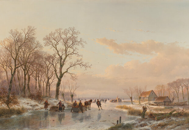 Rijksmuseum Frozen Canal 1867 RM65 (FREE Glue Included!)