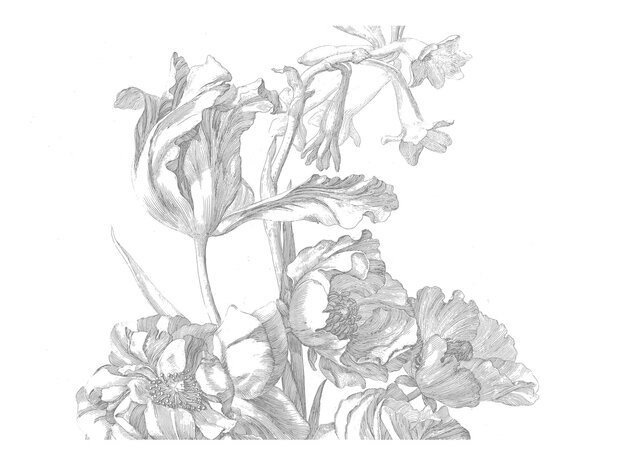 KEK Amsterdam Engraved Flowers I WP.335