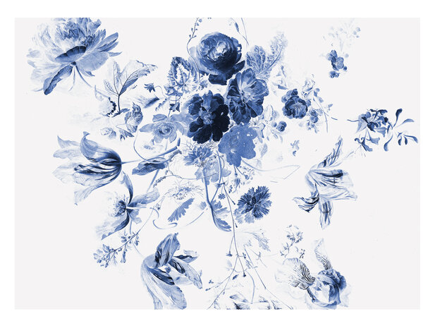 KEK Amsterdam Royal Blue Flowers III WP.225