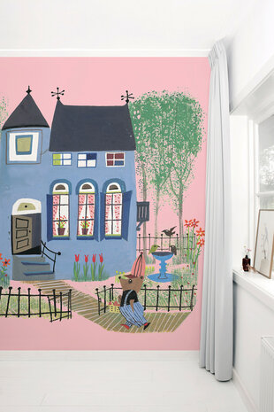 KEK Amsterdam Bear Whiteh Blue House WS.043