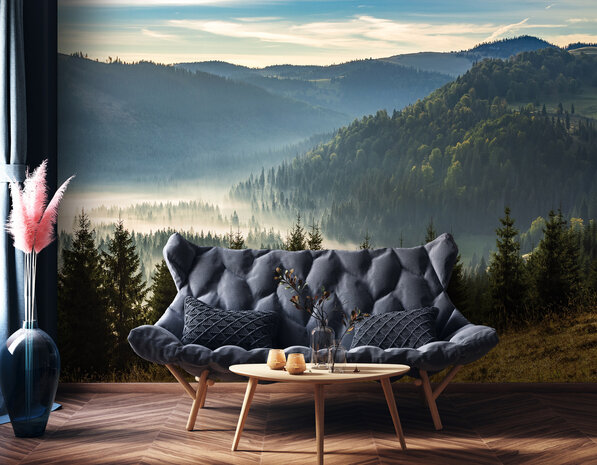 Misty Forest Wall Mural 14537