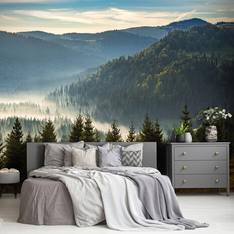 Misty Forest Wall Mural 14537