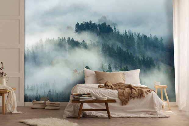 Misty Forest Wall Mural 14552