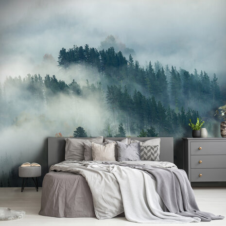 Misty Forest Wall Mural 14552