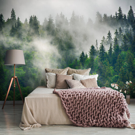 Misty Forest Wall Mural 14566