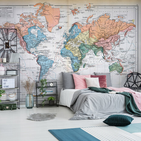 Wereldkaart Wall Mural 14622