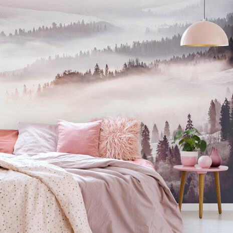 Misty Forest Wall Mural 13573