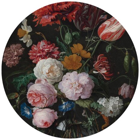 Flowers Rijksmuseum Circle Mural SK21400VEZ