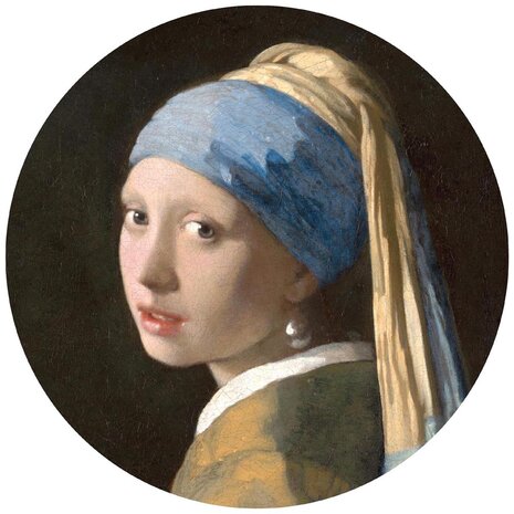 Girl with a Pearl Earring Circle Mural MH1VEZ