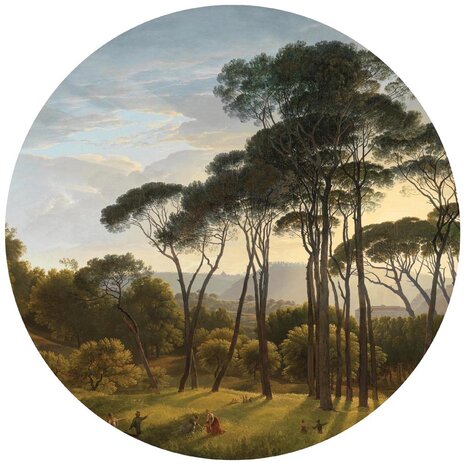 Italian Landscape Rijksmuseum Circle Mural SK468801VEZ