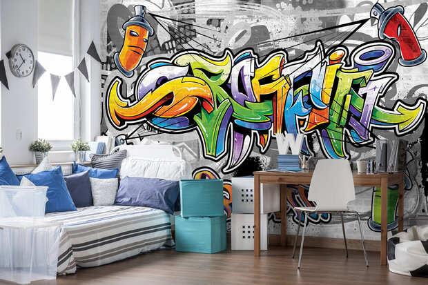 Graffiti Photo Wallpaper Mural 2295P8