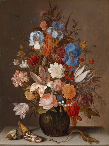 Rijksmuseum Flowers Balthasar van der Ast RM9 (FREE Glue Included!)