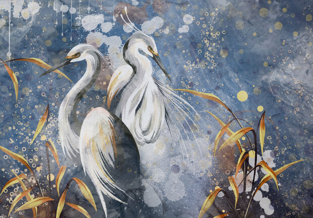 Reigers Fotobehang 14977