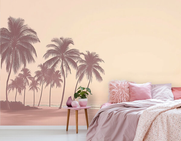 Palmbomen Zonsondergang Fotobehang 15573